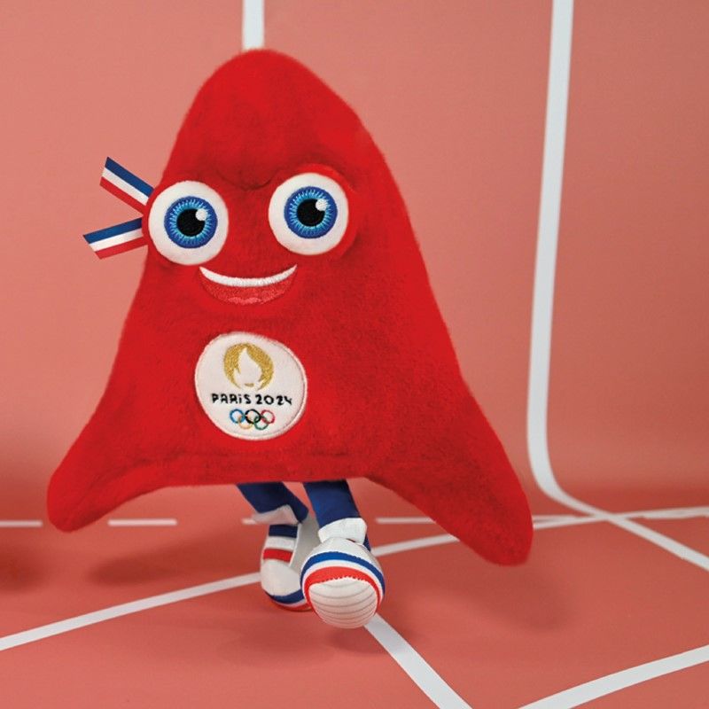  - plush mascot les phryges olympic games paris 2024 - 25 cm 